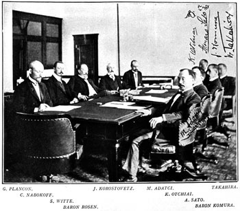 Envoys in conference.