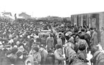 Russian troops gather at Mukden